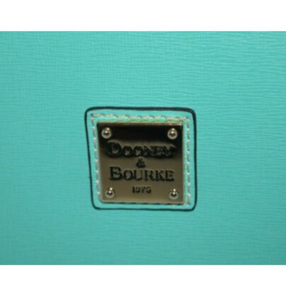 Dooney & Bourke Saffiano Italian Leather Mint Bag - Picture 3 of 11